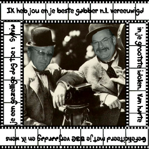 Willem en Jeroen als Laurel en Hardy